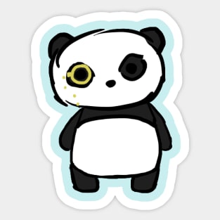 Pawsome Panda Sticker